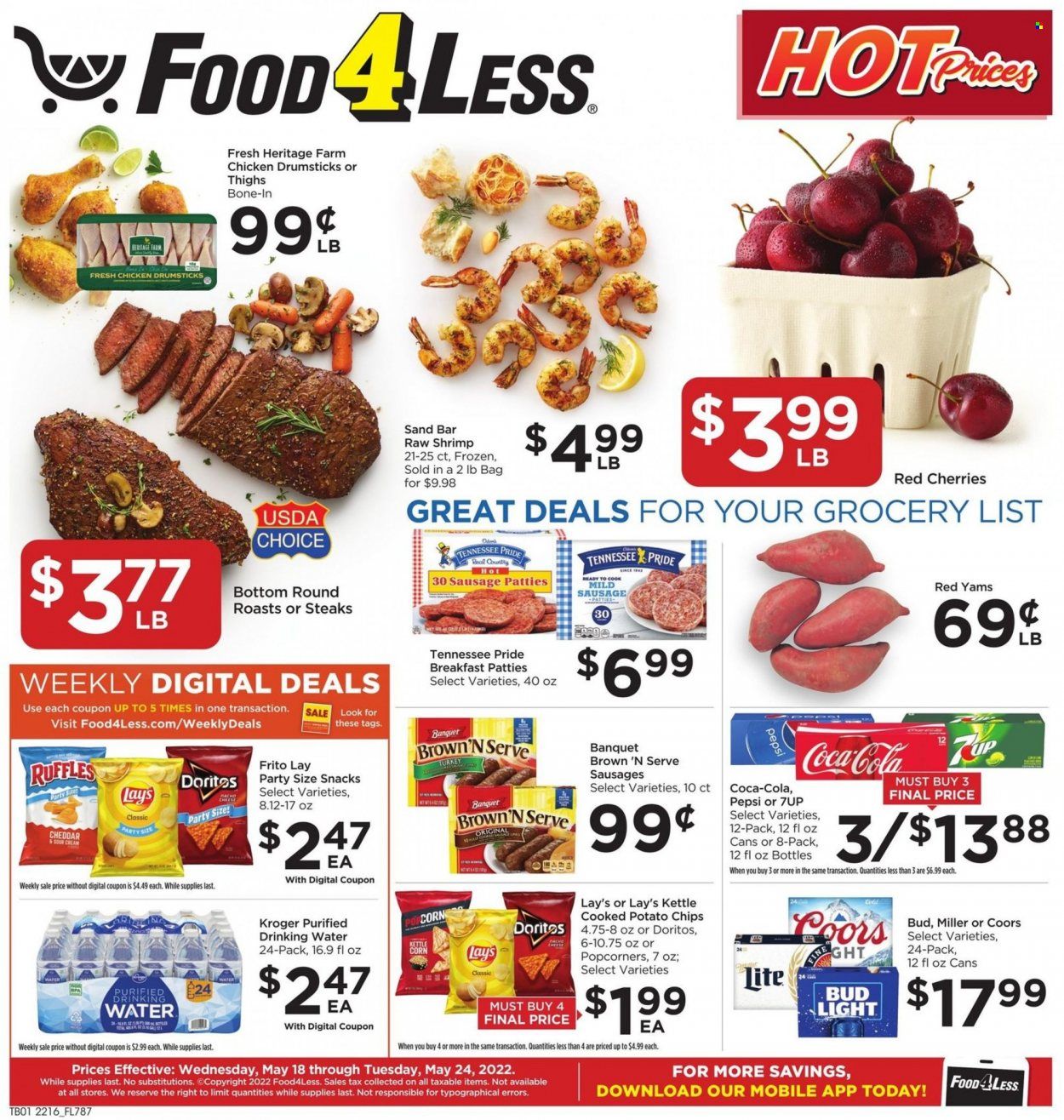 Food 4 Less (IN) Weekly Ad Flyer May 17 to May 24