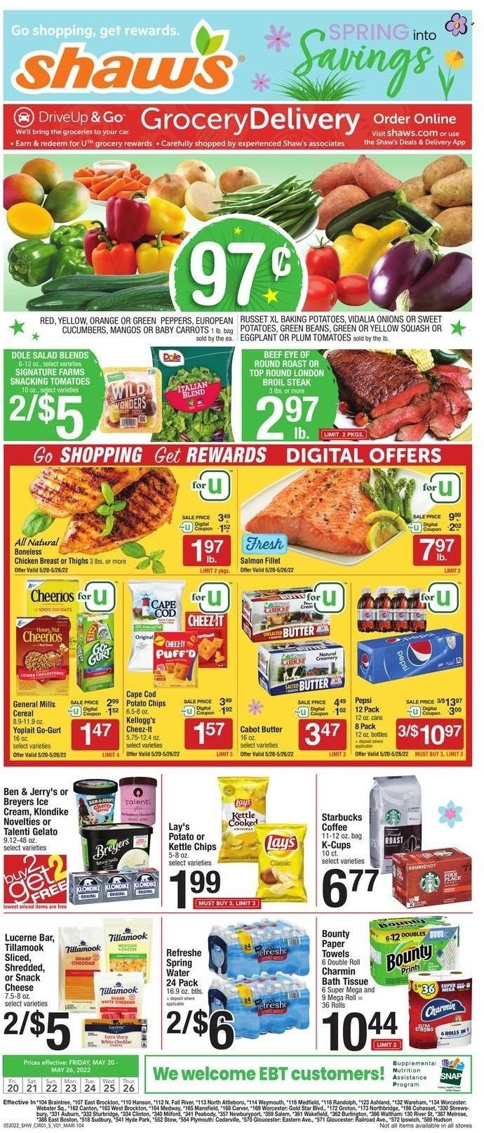 Shaw’s (MA, ME, NH, RI, VT) Weekly Ad Flyer May 19 to May 26