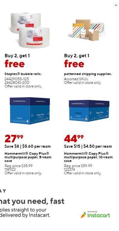 Staples Weekly Ad Flyer May 19 to May 26