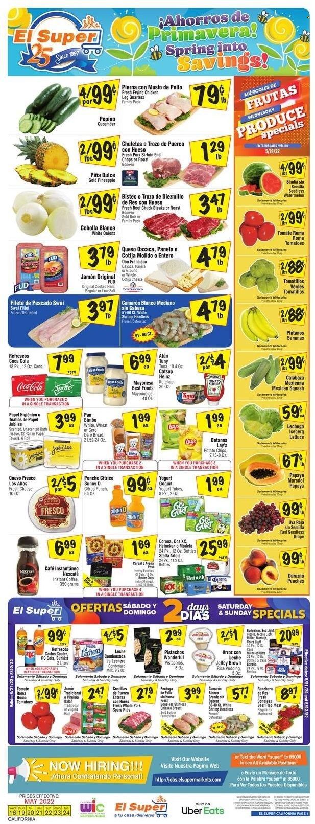 El Super (CA, NM, NV, TX) Weekly Ad Flyer May 19 to May 26