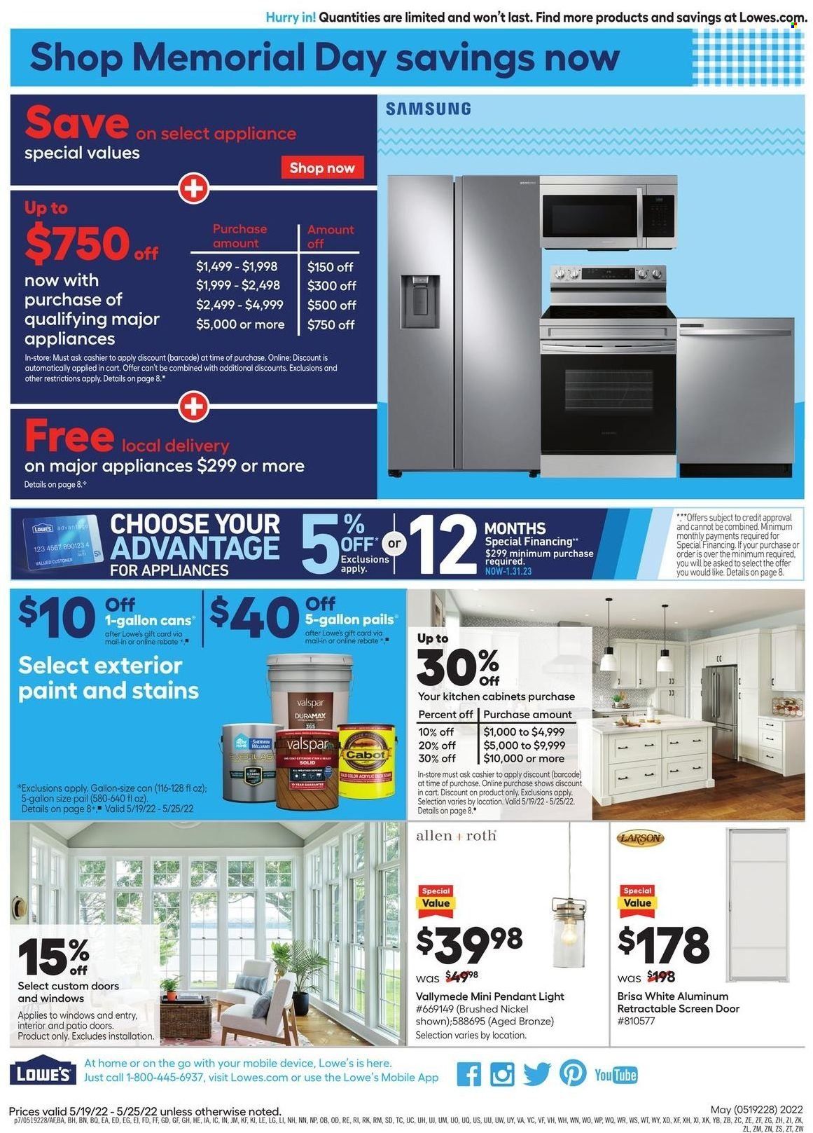Lowe's Weekly Ad Flyer May 19 to May 26