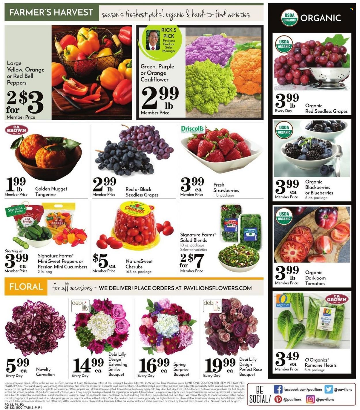 Pavilions (CA) Weekly Ad Flyer May 19 to May 26