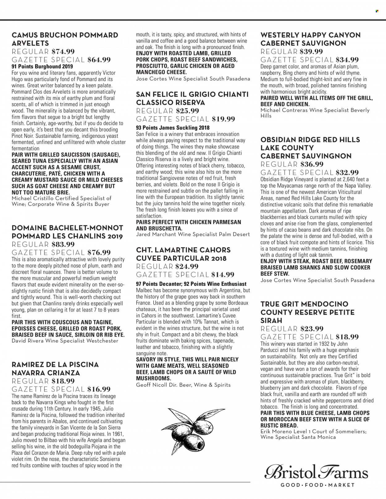 Bristol Farms (CA) Weekly Ad Flyer May 19 to May 26