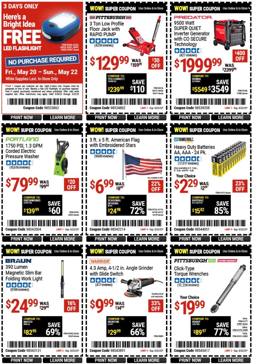 Harbor Freight Weekly Ad Flyer May 20 to May 27