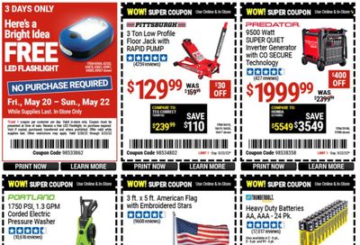 Harbor Freight Weekly Ad Flyer May 20 to May 27