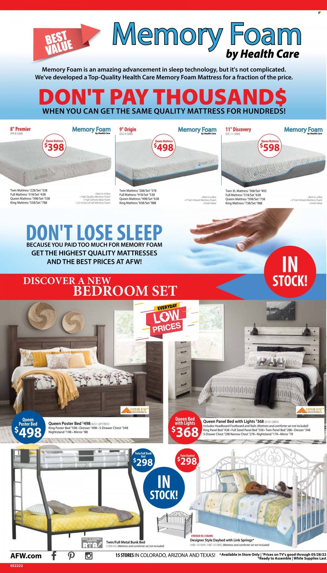 American Furniture Warehouse (AZ, CO, TX) Weekly Ad Flyer May 21 to May 28