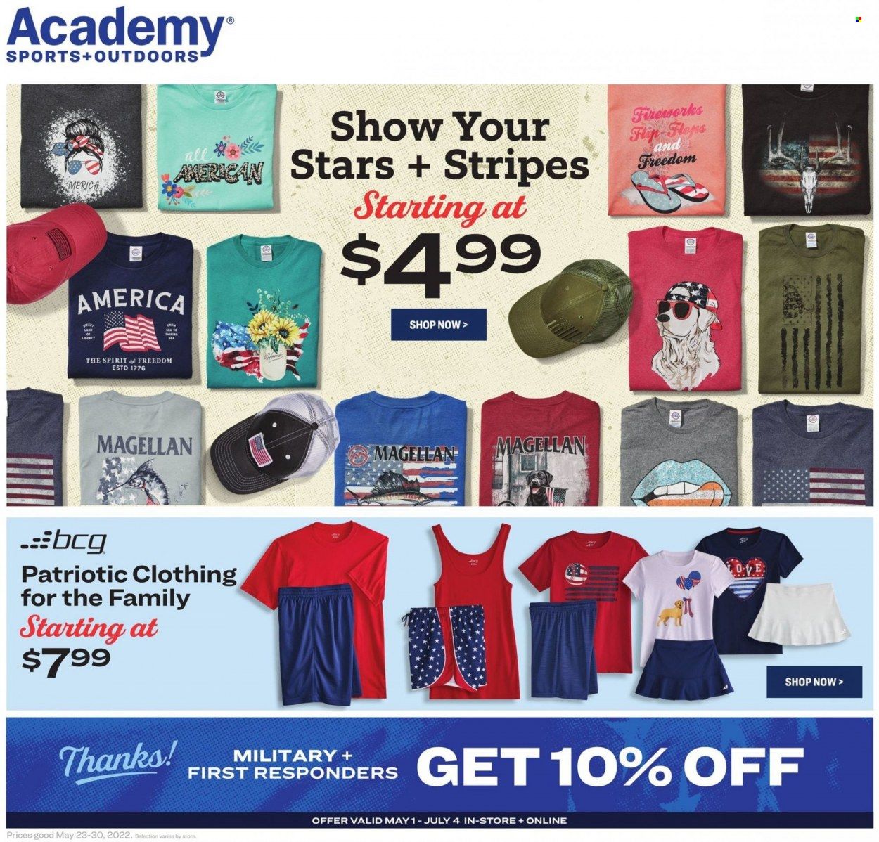 Academy Sports (AL, AR, GA, LA, MO, NC, SC, TN, TX) Weekly Ad Flyer May 22 to May 29
