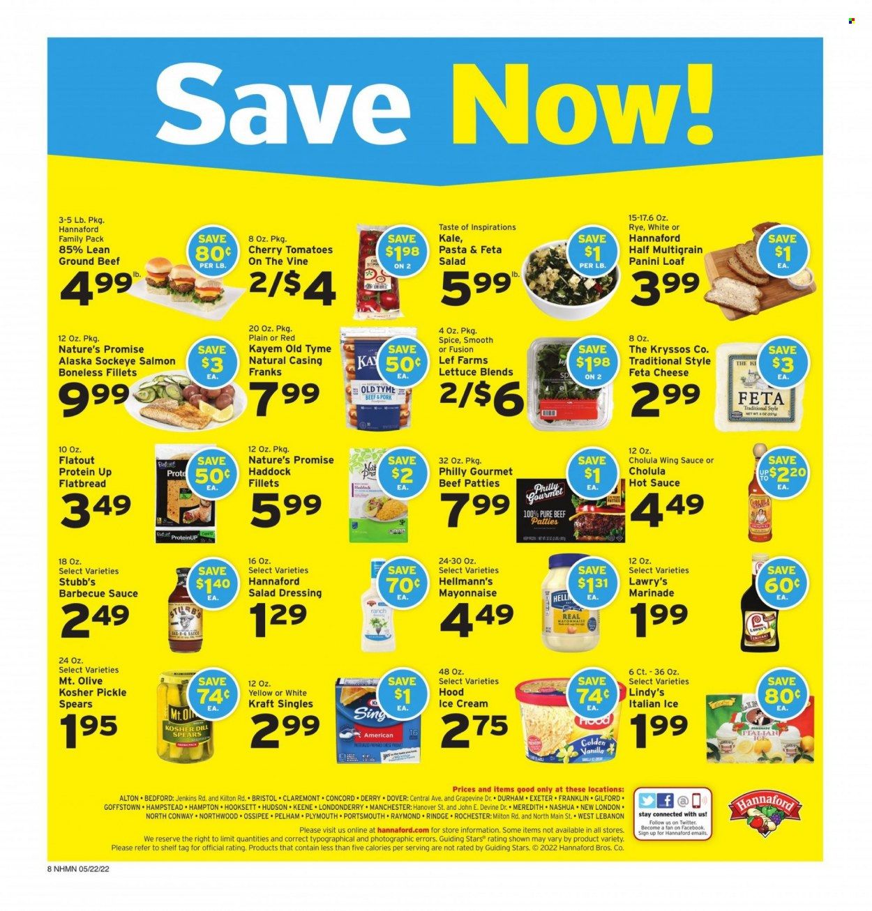 Hannaford (NH) Weekly Ad Flyer May 22 to May 29