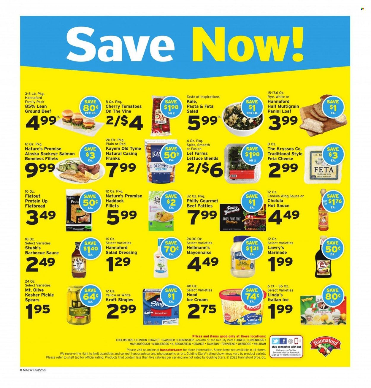 Hannaford (MA) Weekly Ad Flyer May 22 to May 29
