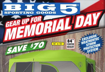 Big 5 (AZ, CA, CO, ID, NM, OR, UT, WA) Weekly Ad Flyer May 22 to May 29