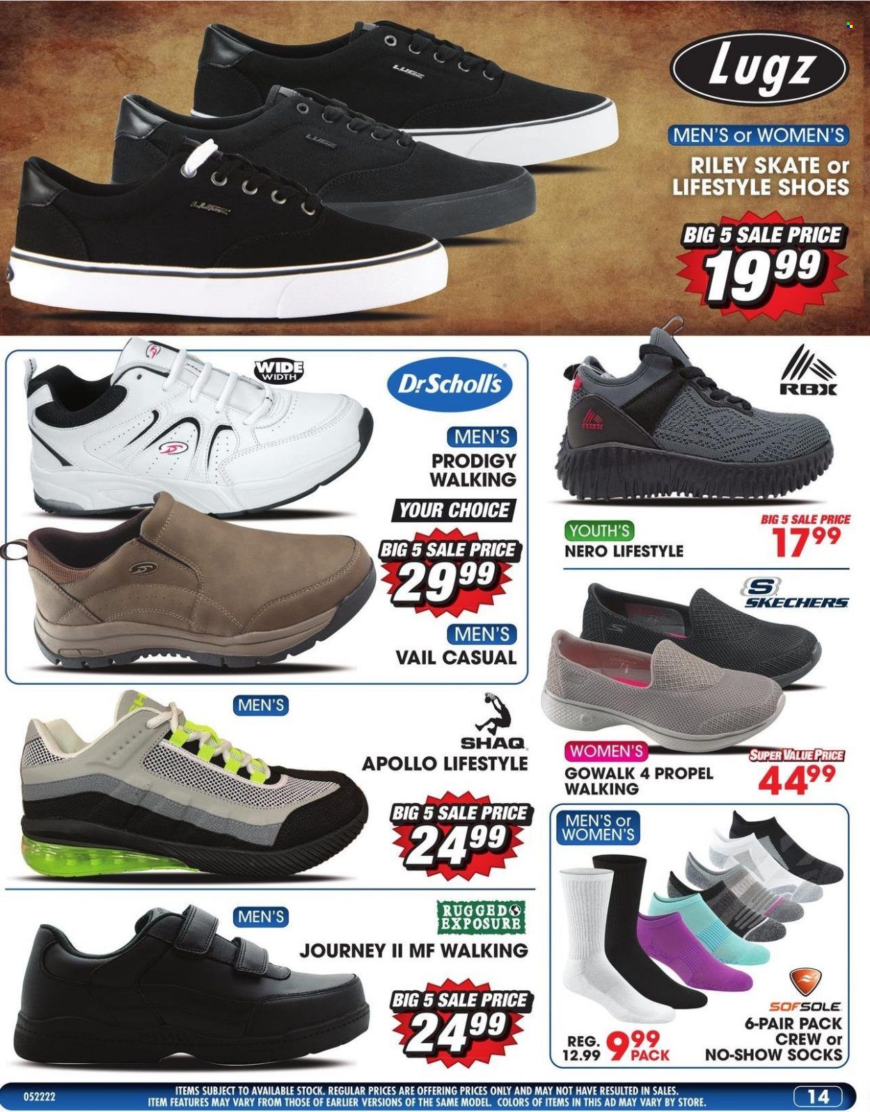 Big 5 (AZ, CA, CO, ID, NM, OR, UT, WA) Weekly Ad Flyer May 22 to May 29