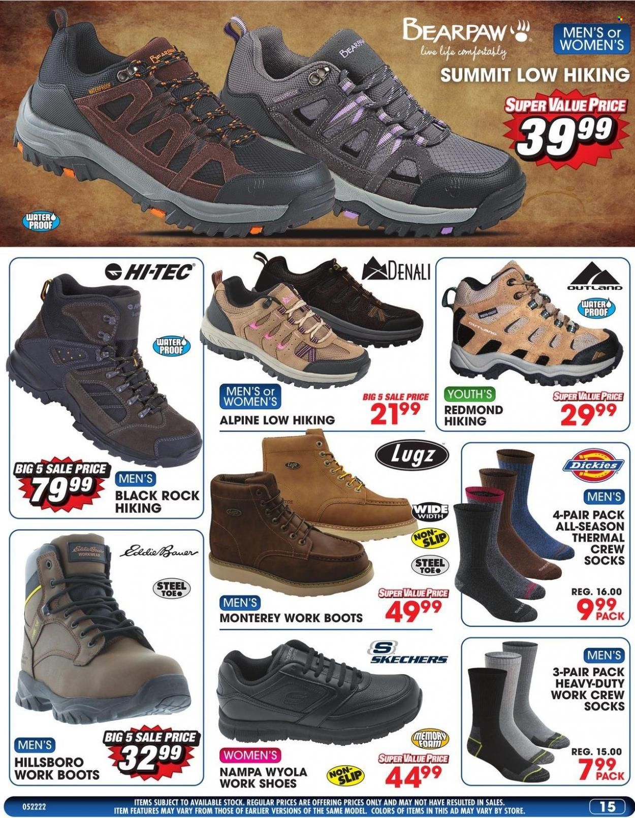 Big 5 (AZ, CA, CO, ID, NM, OR, UT, WA) Weekly Ad Flyer May 22 to May 29