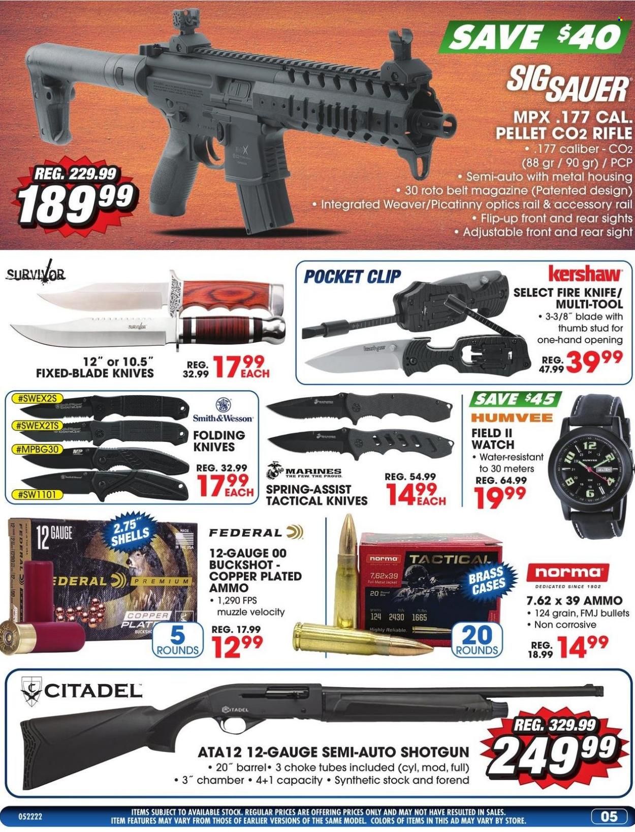 Big 5 (AZ, CA, CO, ID, NM, OR, UT, WA) Weekly Ad Flyer May 22 to May 29