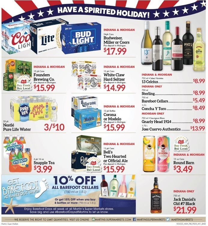Martin’s (IN, MI) Weekly Ad Flyer May 22 to May 29