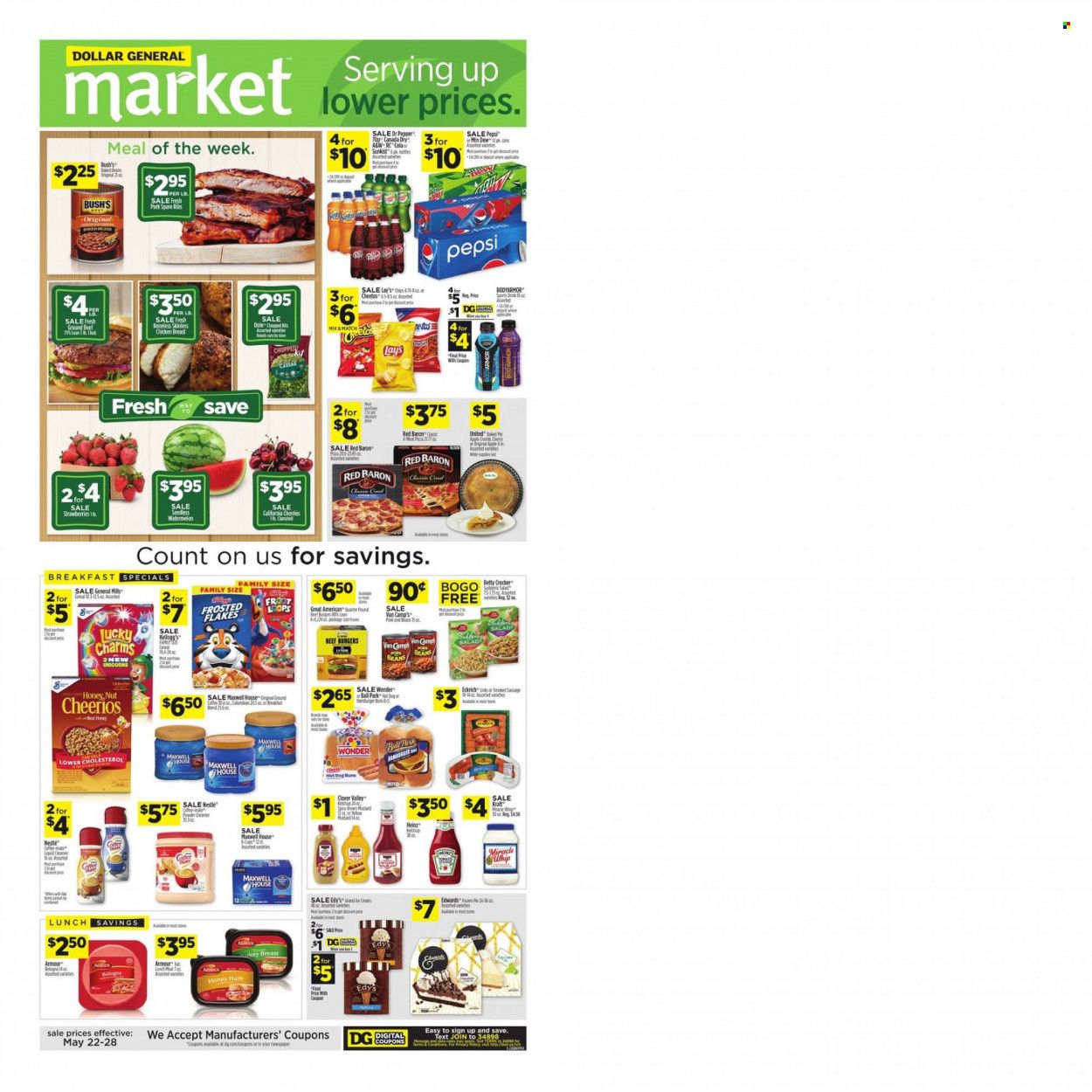 Dollar General (AL, GA, KY, LA, TN) Weekly Ad Flyer May 24 to May 31