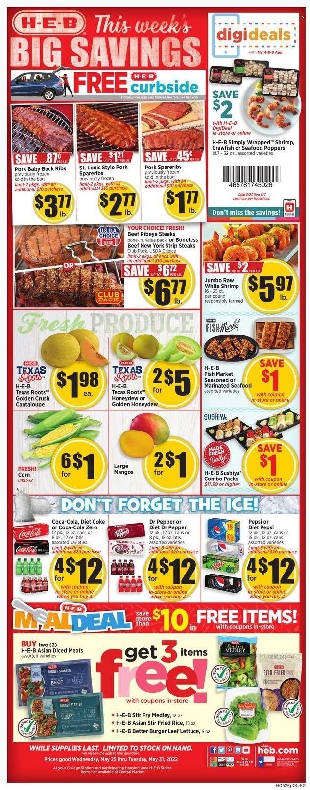 H-E-B (TX) Weekly Ad Flyer May 24 to May 31