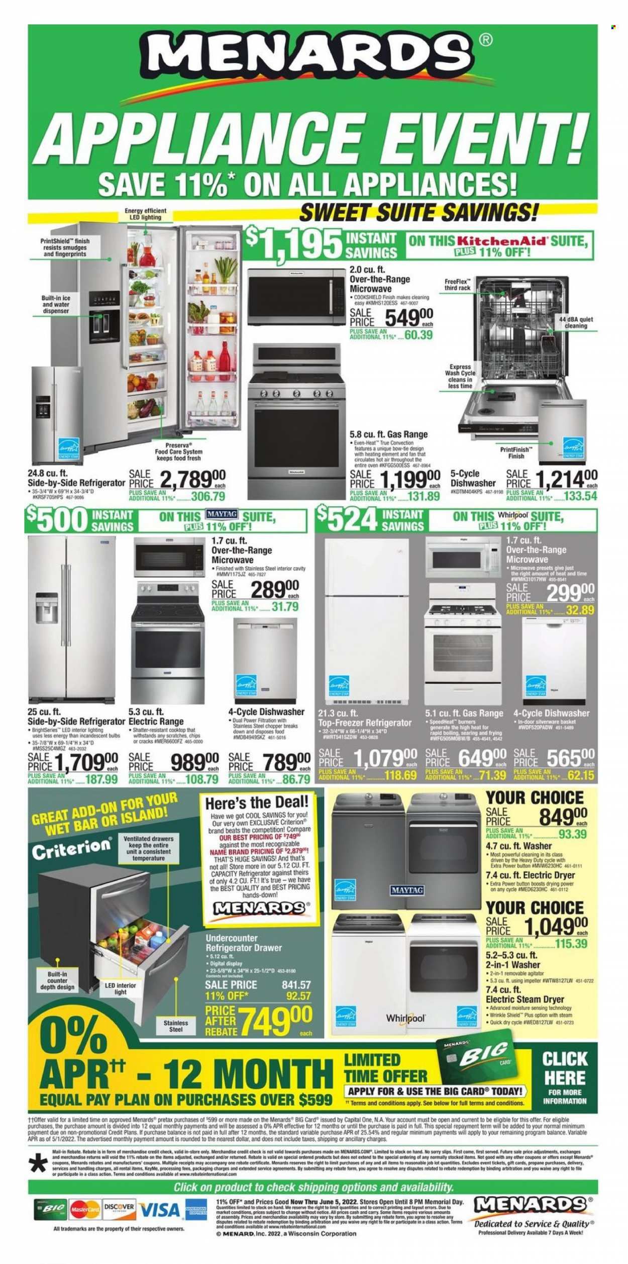 Menards Weekly Ad Flyer May 25 to June 1