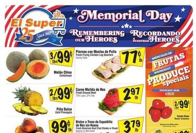 El Super (CA, NM, NV, TX) Weekly Ad Flyer May 25 to June 1