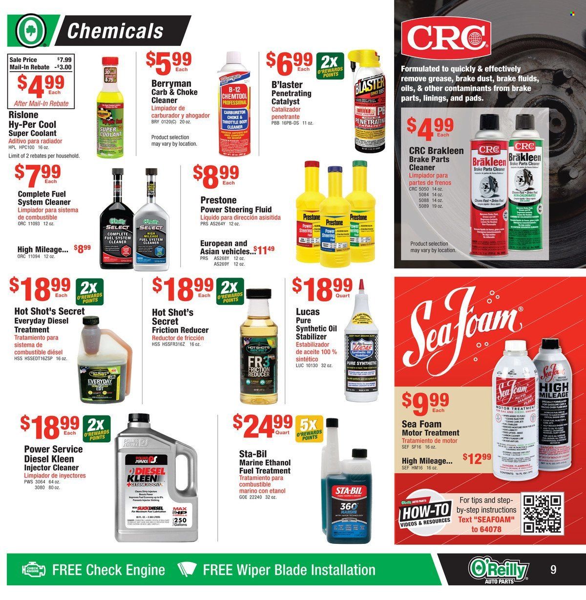 O'Reilly Auto Parts Weekly Ad Flyer May 25 to June 1
