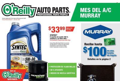 O'Reilly Auto Parts Weekly Ad Flyer May 25 to June 1
