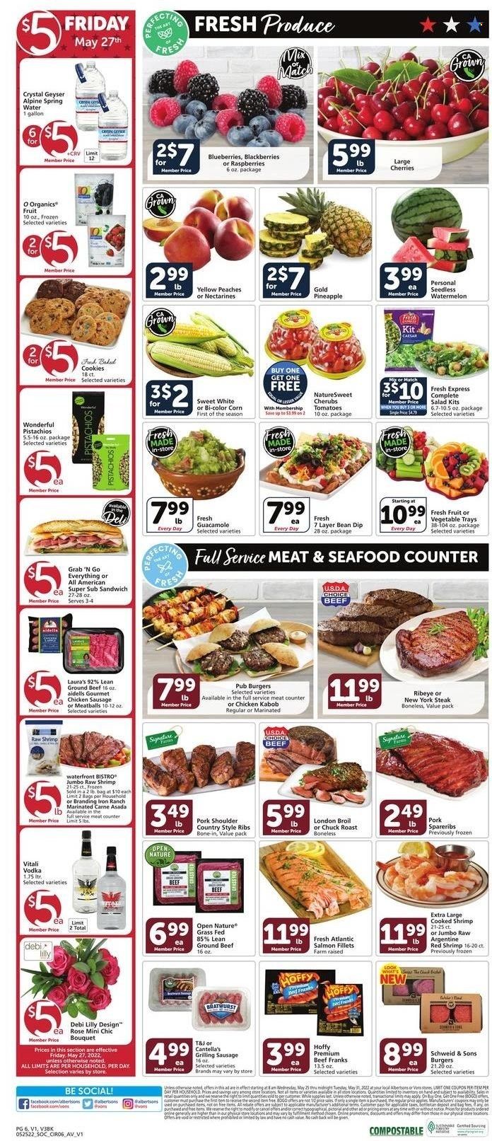 Vons (CA) Weekly Ad Flyer May 25 to June 1