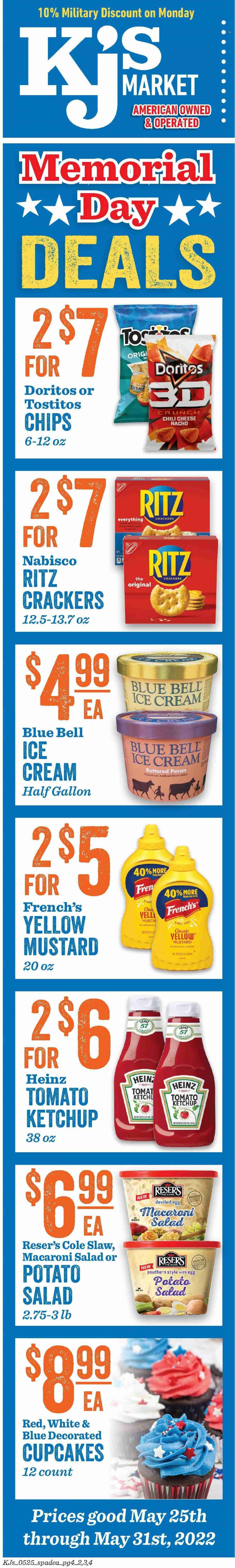 KJ´s Market (GA, SC) Weekly Ad Flyer May 25 to June 1