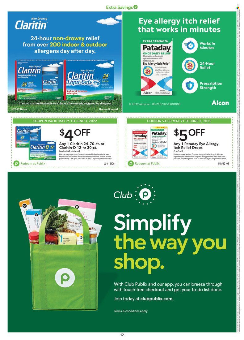 Publix (AL, FL, GA, NC, SC, TN) Weekly Ad Flyer May 25 to June 1