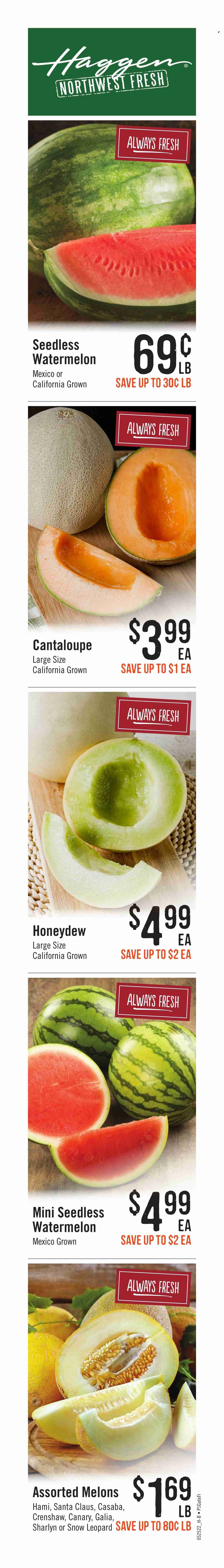 Haggen (WA) Weekly Ad Flyer May 25 to June 1