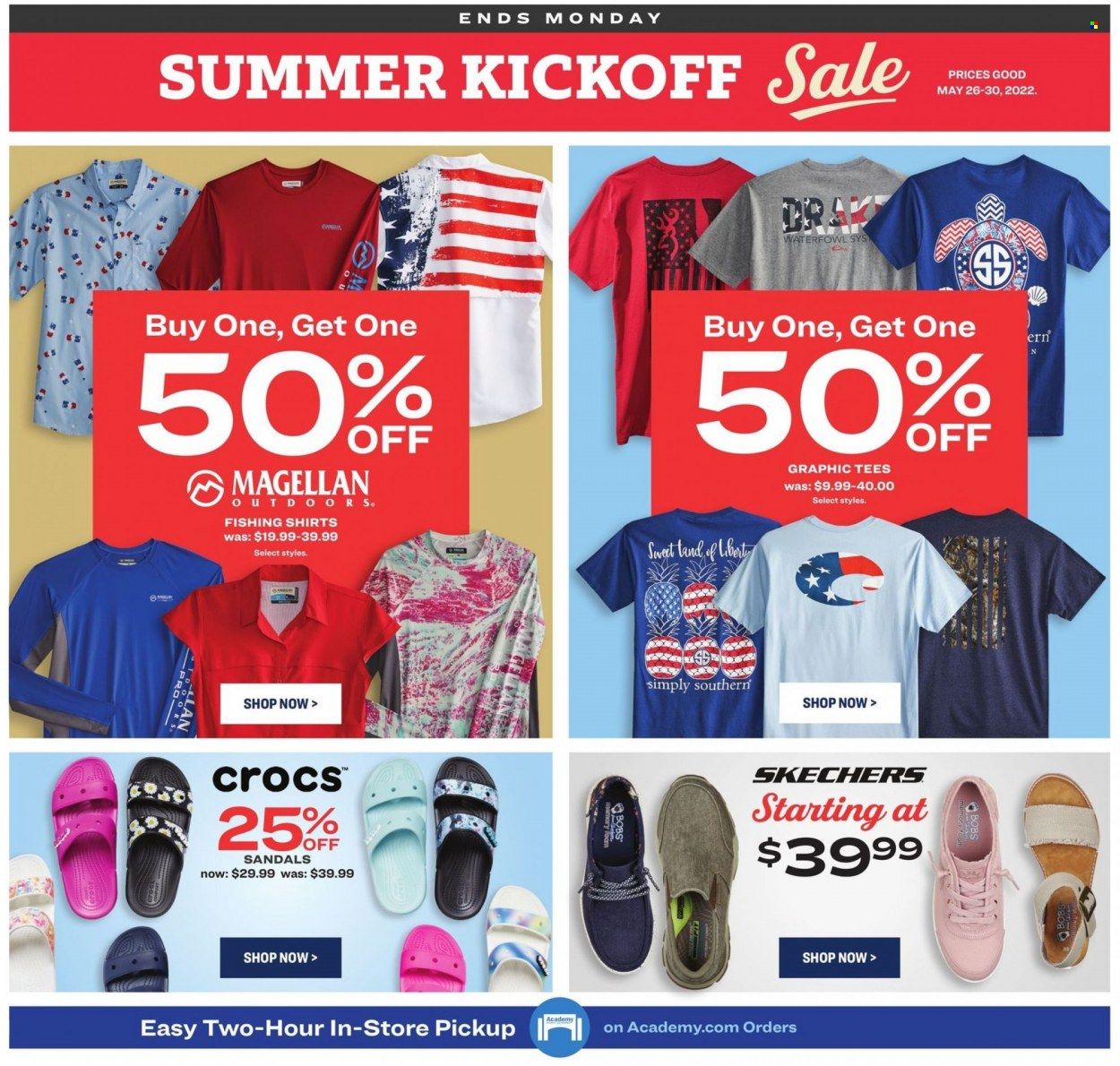 Academy Sports (AL, AR, GA, LA, MO, NC, SC, TN, TX) Weekly Ad Flyer May 25 to June 1