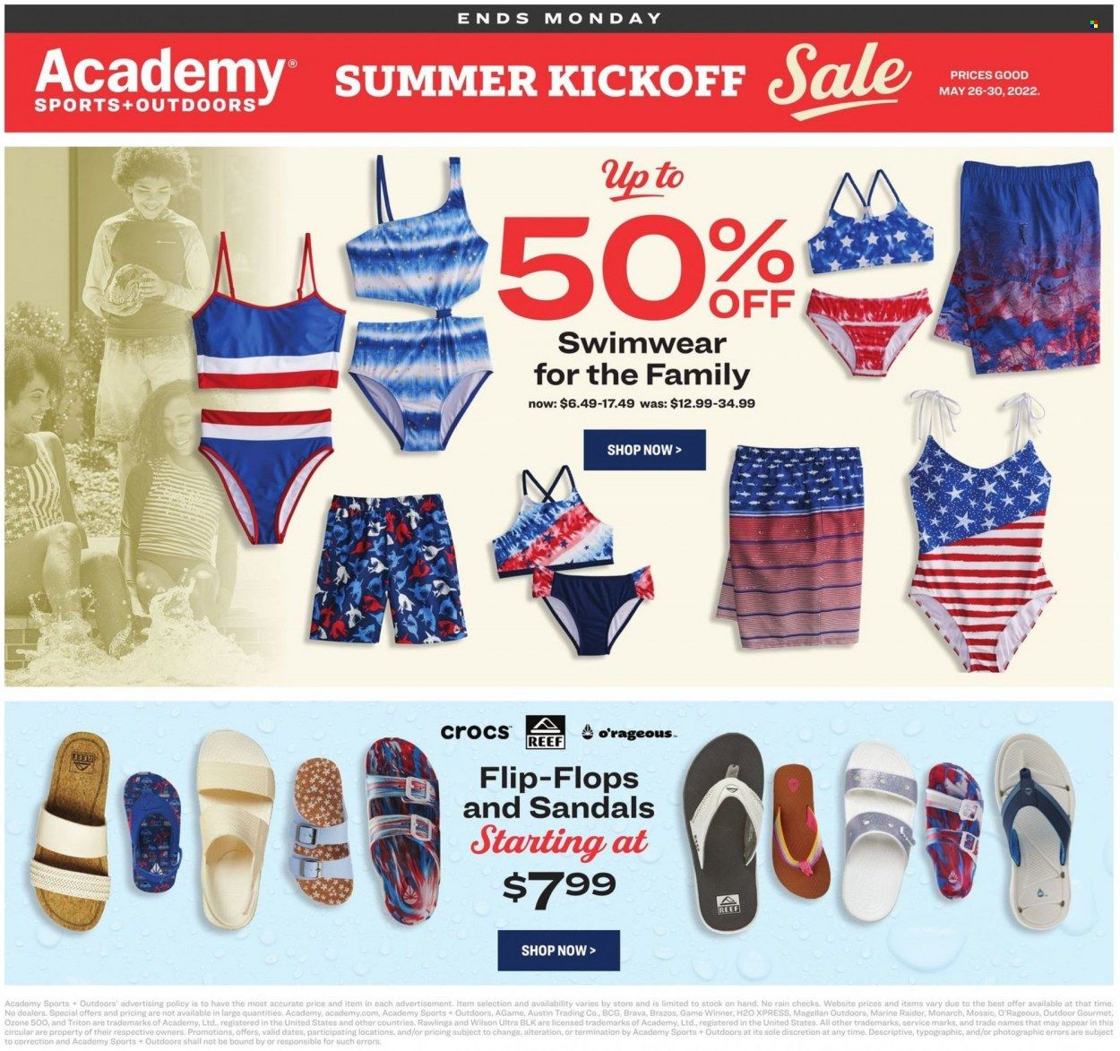 Academy Sports (AL, AR, GA, LA, MO, NC, SC, TN, TX) Weekly Ad Flyer May 25 to June 1