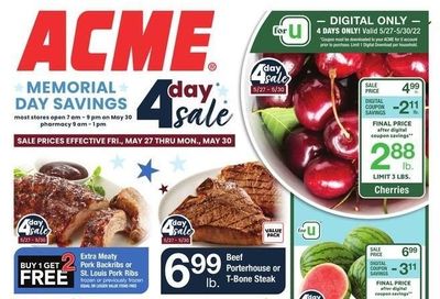 ACME (DE, NJ, NY, PA) Weekly Ad Flyer May 26 to June 2