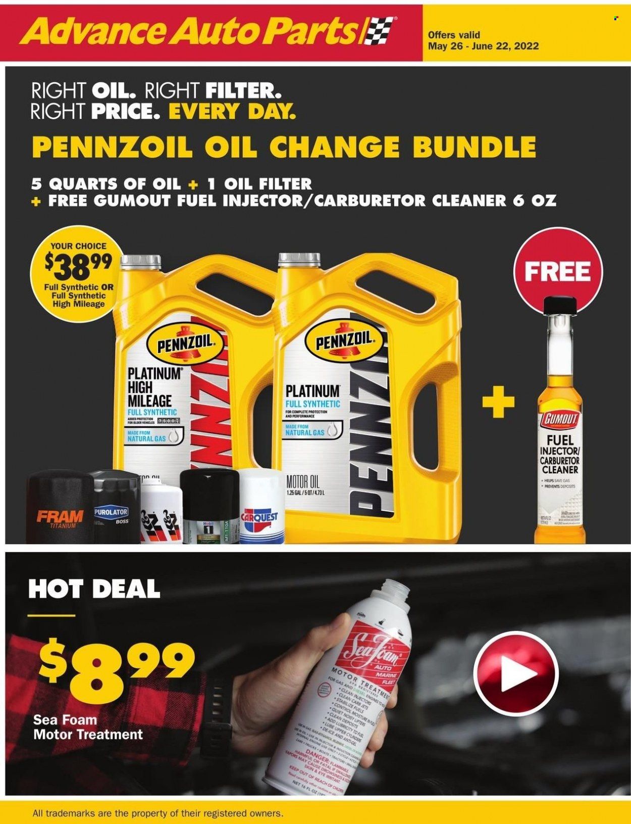 Advance Auto Parts Weekly Ad Flyer May 26 to June 2