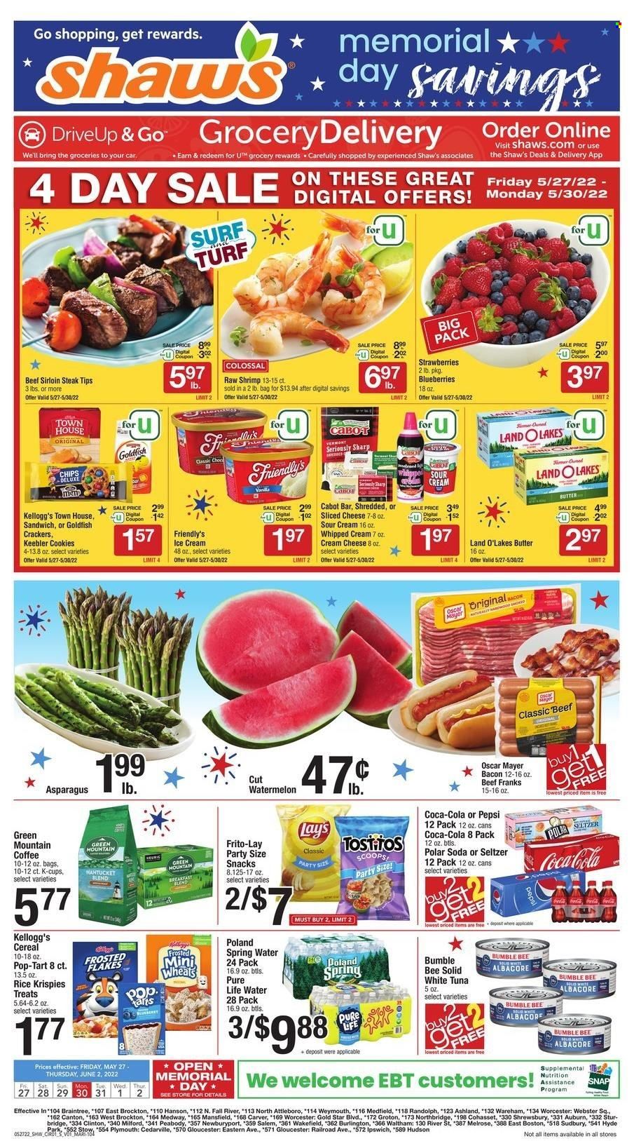 Shaw’s (MA, ME, NH, RI, VT) Weekly Ad Flyer May 26 to June 2