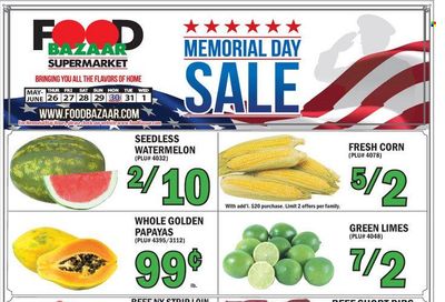 Food Bazaar (CT, NJ, NY) Weekly Ad Flyer May 26 to June 2