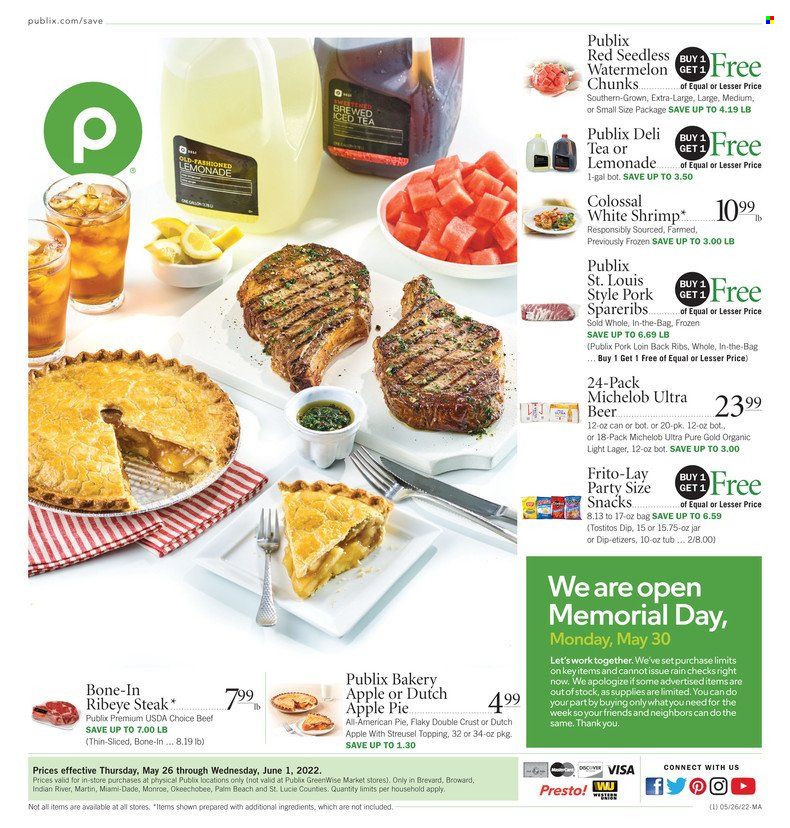 Publix (AL, FL, GA, NC, SC, TN) Weekly Ad Flyer May 26 to June 2