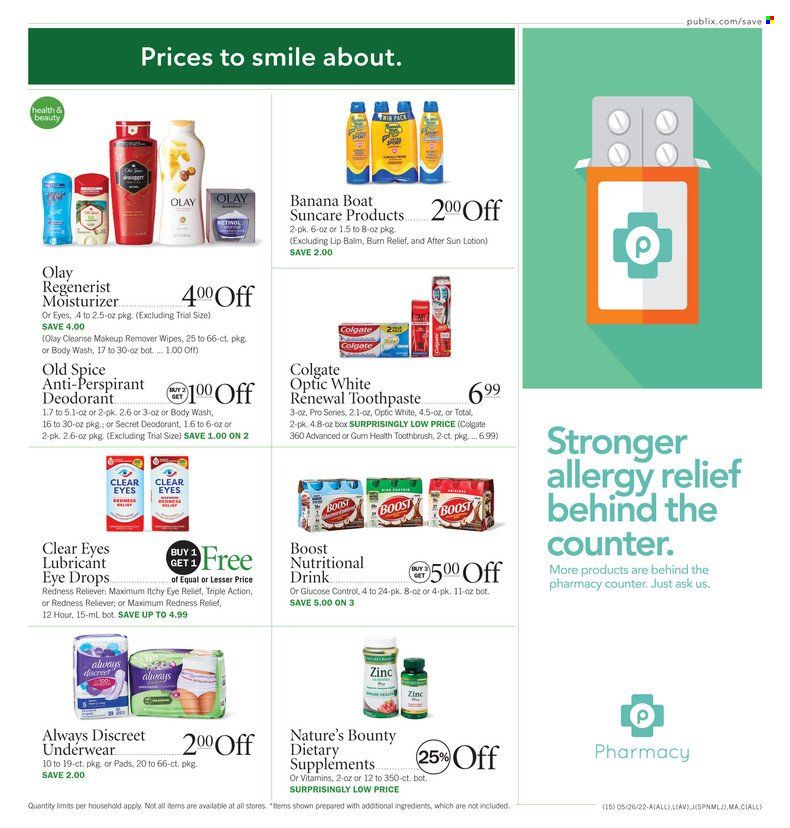Publix (AL, FL, GA, NC, SC, TN) Weekly Ad Flyer May 26 to June 2