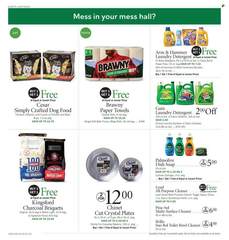 Publix (AL, FL, GA, NC, SC, TN) Weekly Ad Flyer May 26 to June 2