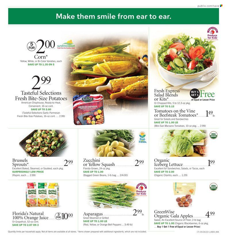 Publix (AL, FL, GA, NC, SC, TN) Weekly Ad Flyer May 26 to June 2