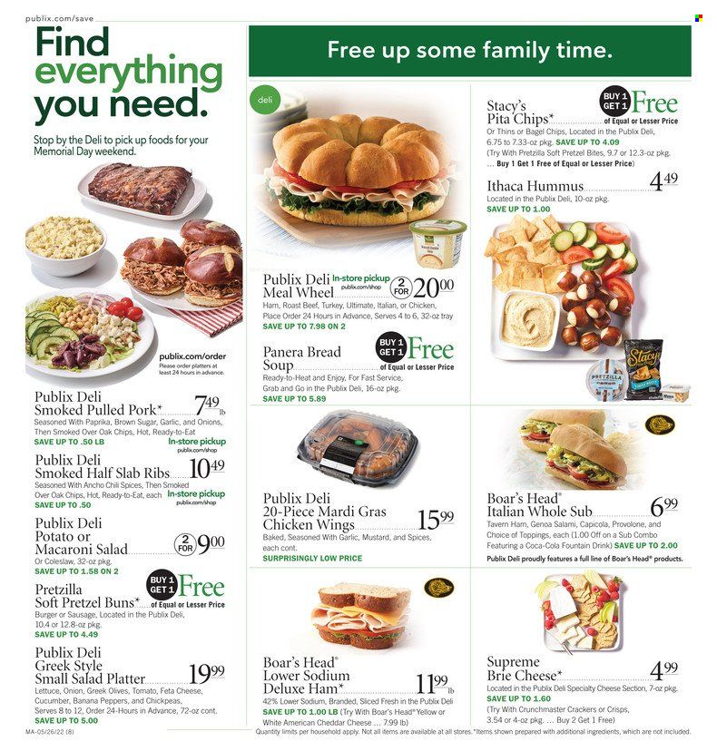 Publix (AL, FL, GA, NC, SC, TN) Weekly Ad Flyer May 26 to June 2