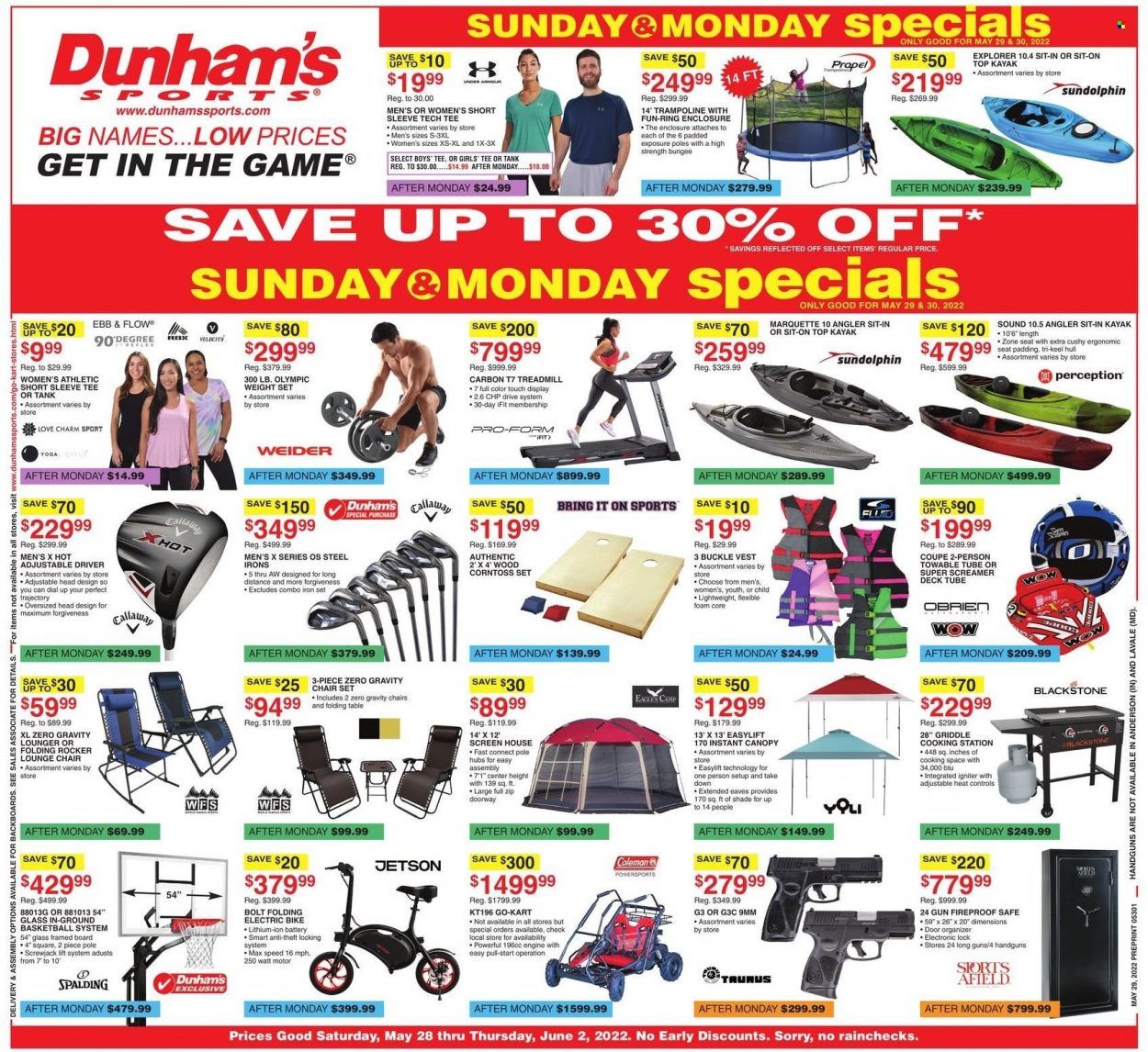 Dunham's Sports Weekly Ad Flyer May 27 to June 3