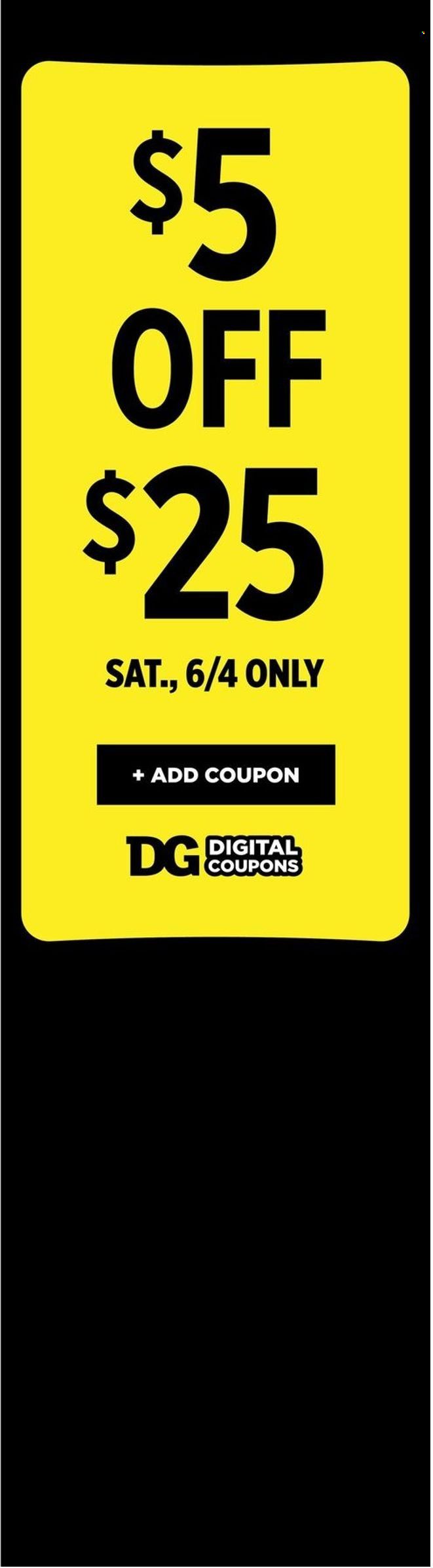 Dollar General Weekly Ad Flyer May 29 to June 5
