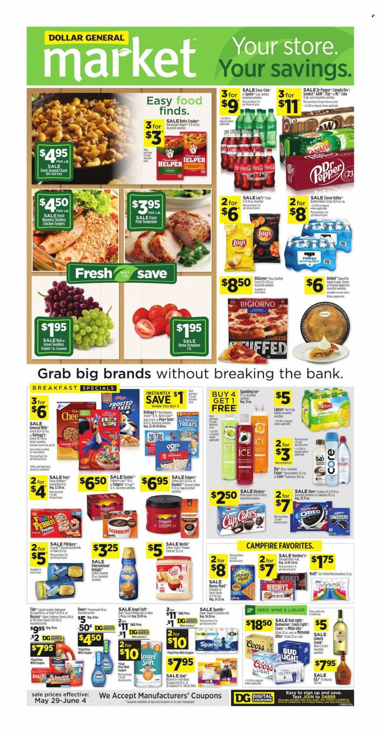 Dollar General (CA) Weekly Ad Flyer May 30 to June 6