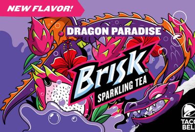 Taco Bell Refreshes their Summer Menu with New Brisk Dragon Paradise Sparkling Iced Tea and Dole Lemonade