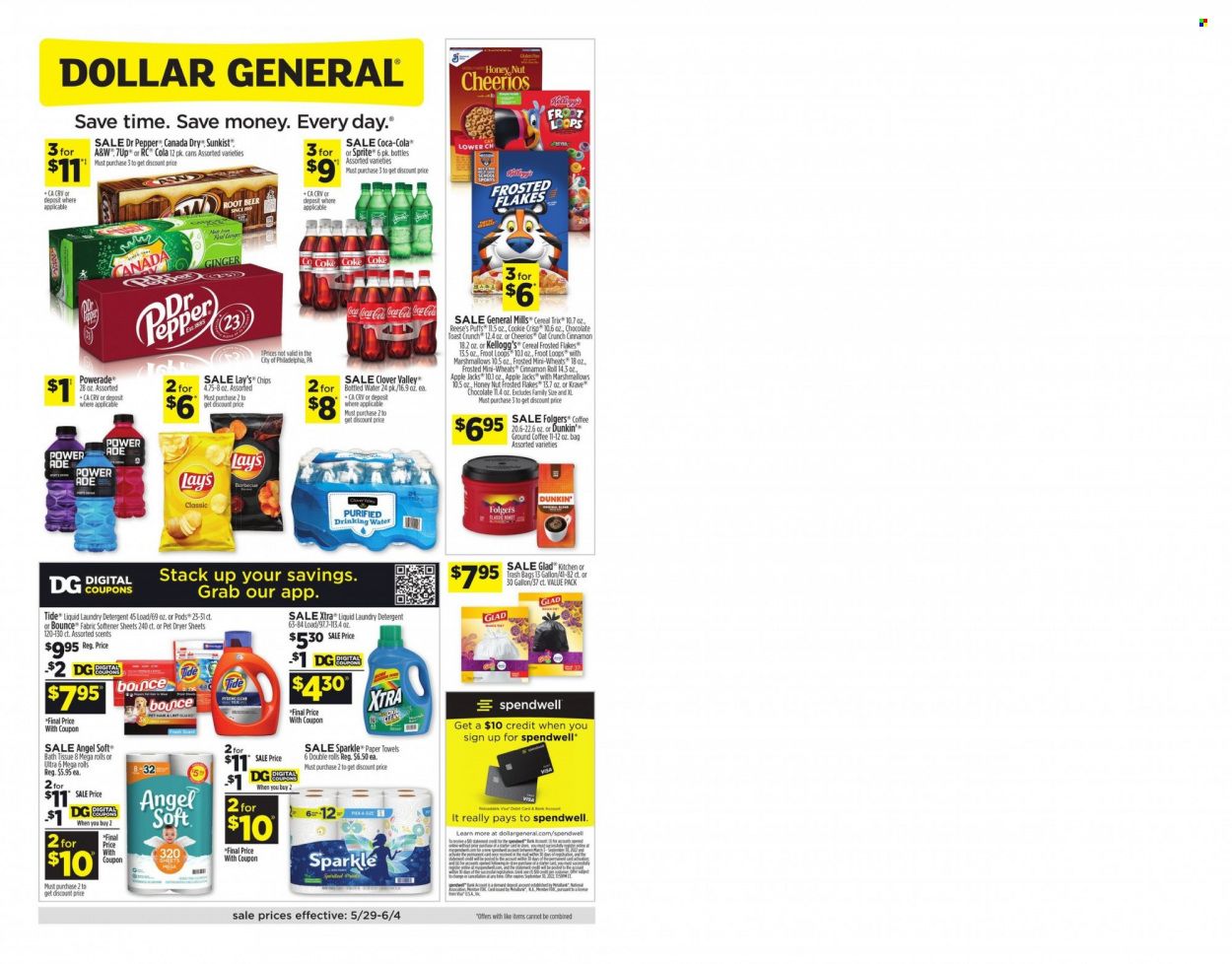 Dollar General (CO, GA, KS, MA, NM, NY, PA) Weekly Ad Flyer May 30 to June 6