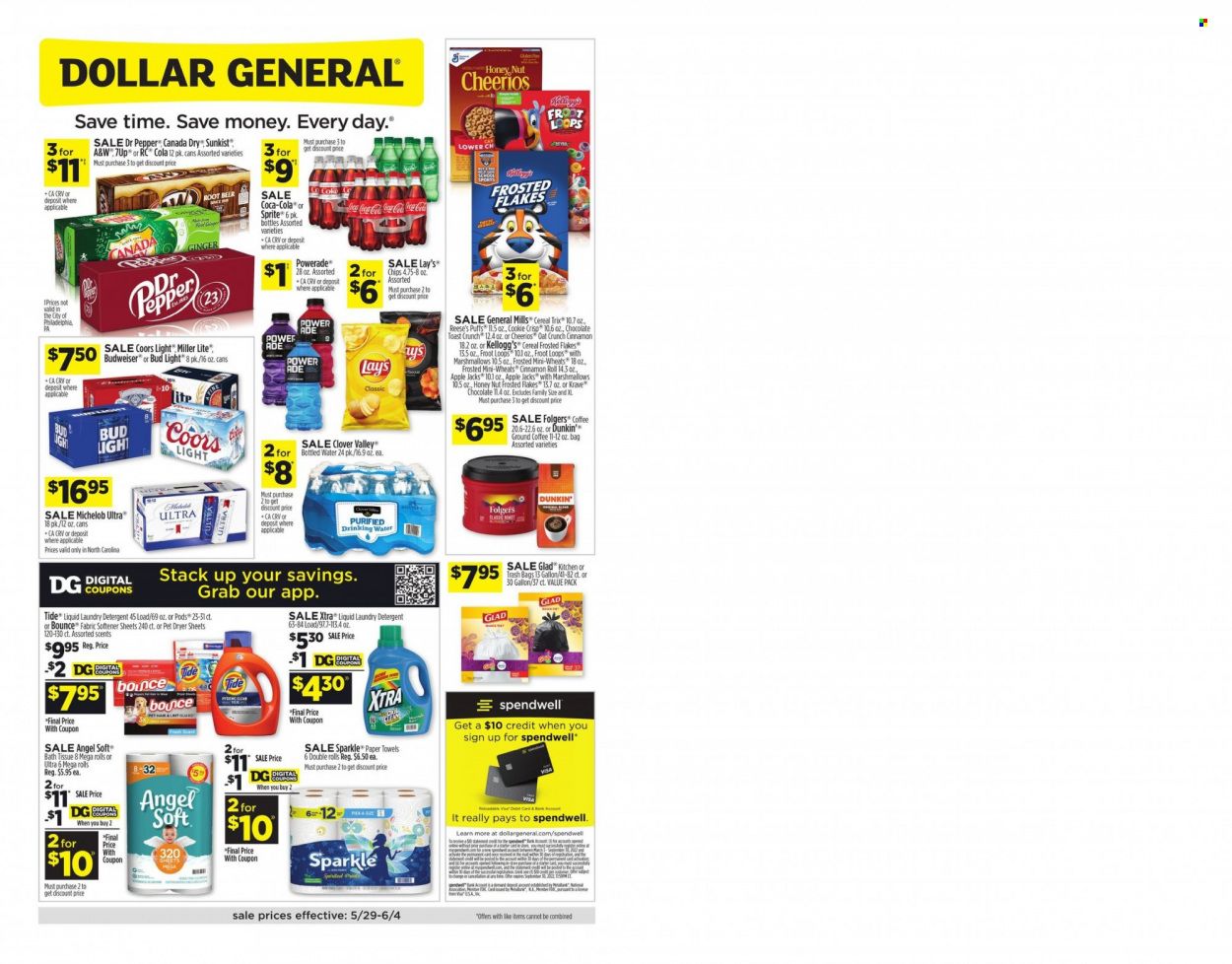 Dollar General (NC) Weekly Ad Flyer May 30 to June 6