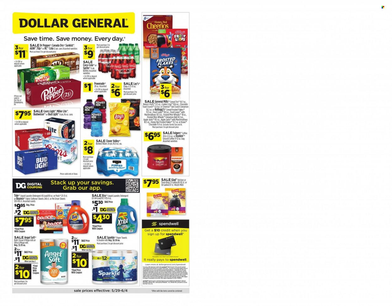 Dollar General (TX) Weekly Ad Flyer May 30 to June 6
