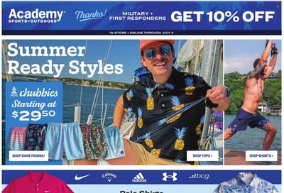 Academy Sports (AL, AR, GA, LA, MO, NC, SC, TN, TX) Weekly Ad Flyer May 31 to June 7
