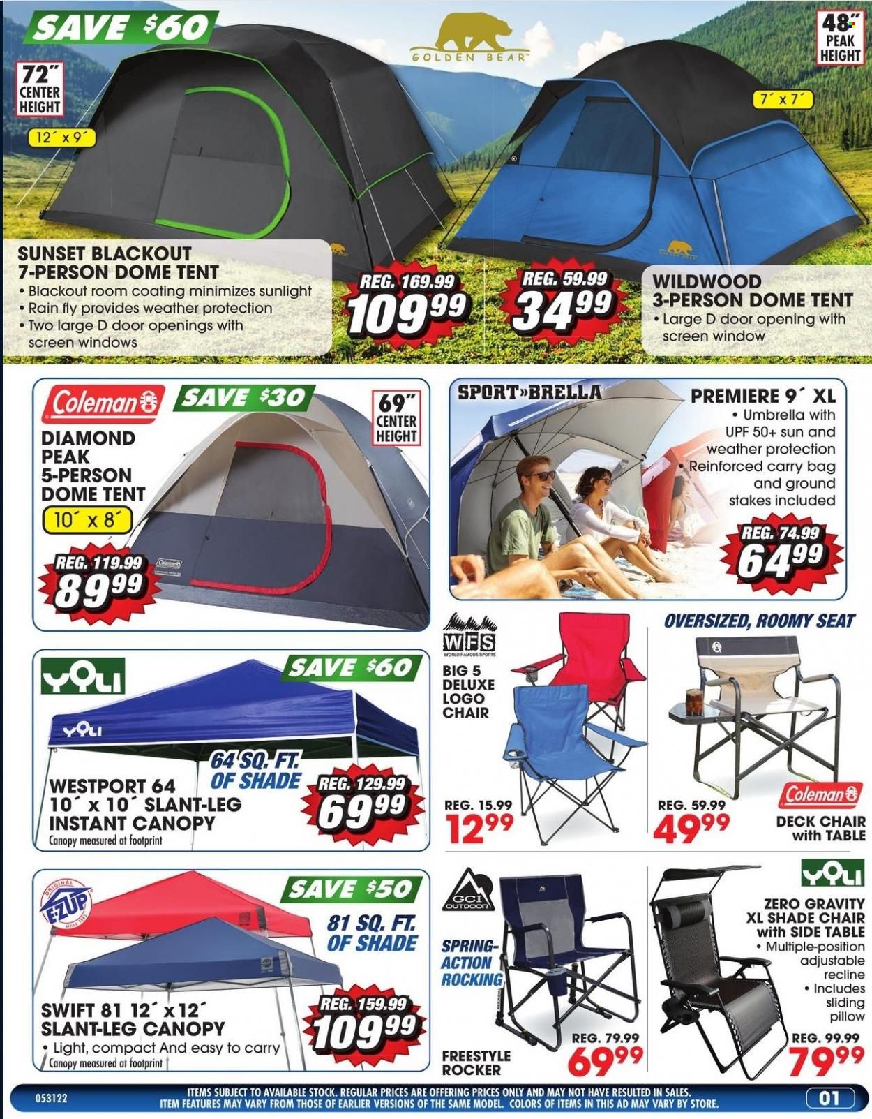 Big 5 (AZ, CA, CO, ID, NM, OR, UT, WA) Weekly Ad Flyer June 1 to June 8