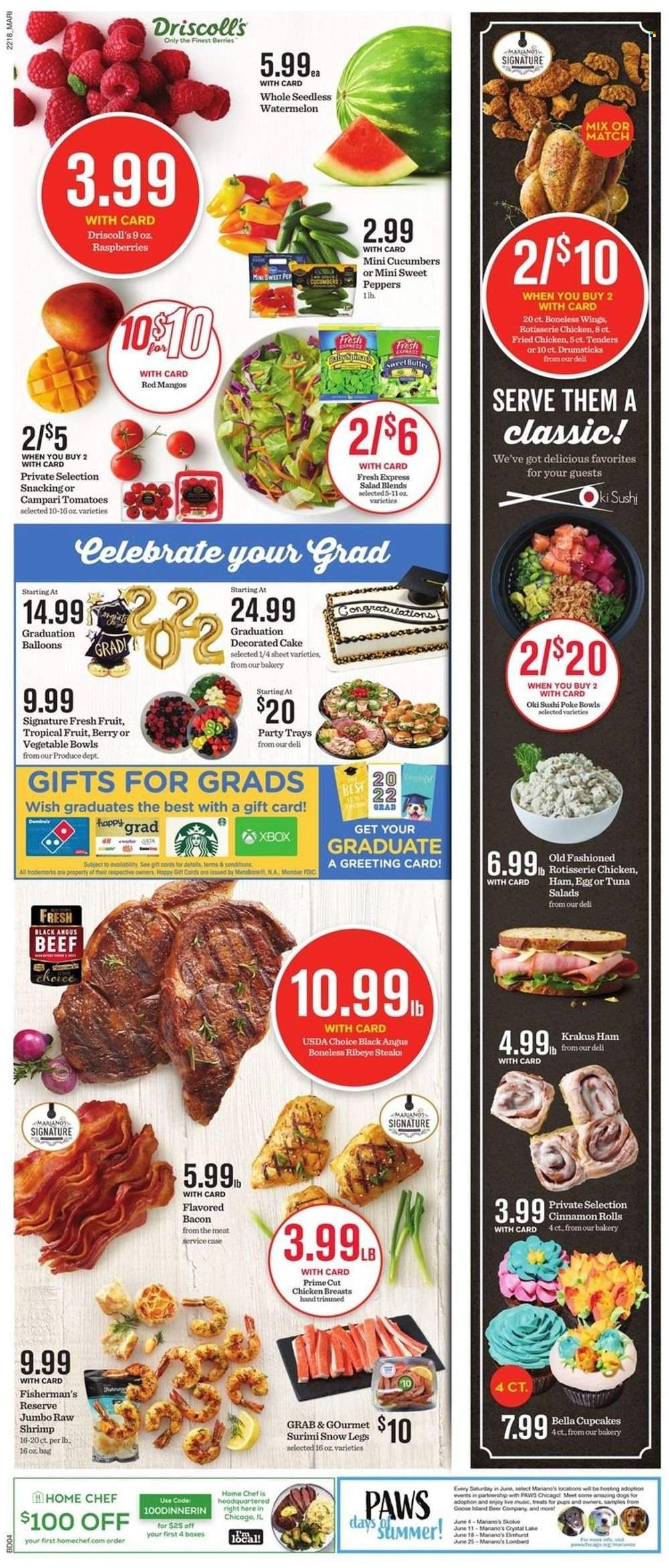 Mariano’s (IL) Weekly Ad Flyer June 1 to June 8