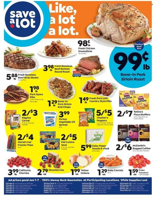 Save a Lot Weekly Ad Flyer June 1 to June 8